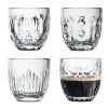La Rochère Bols, Tasses Et Mugs Boîte De 4 Tasses à Expresso Troquet En Verre Transparent -Bols, tasses et mugs Soldes Boutique boite de 4 tasses a expresso troquet en verre transparent