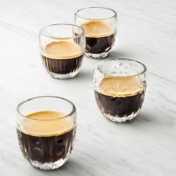 La Rochère Bols, Tasses Et Mugs Boîte De 4 Tasses à Expresso Troquet En Verre Transparent -Bols, tasses et mugs Soldes Boutique boite de 4 tasses a expresso troquet en verre transparent 2