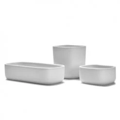 Serax Bols, Tasses Et Mugs Bol Carré En Porcelaine Blanche 6x6cm H3cm -Bols, tasses et mugs Soldes Boutique bol carre en porcelaine blanche 6x6cm h3cm 2