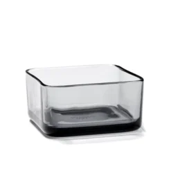 Serax Bols, Tasses Et Mugs Bol Carré En Verre Fumé Gris 12x12cm