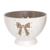 Faye Bols, Tasses Et Mugs Bol En Céramique Blanc Et Taupe -Bols, tasses et mugs Soldes Boutique bol en ceramique blanc et taupe