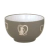 Faye Bols, Tasses Et Mugs Bol En Céramique Chat Taupe Et Blanc -Bols, tasses et mugs Soldes Boutique bol en ceramique chat taupe et blanc