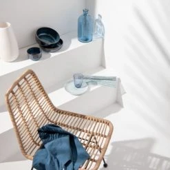 Maisons Du Monde Bols, Tasses Et Mugs Bol En Grès Bleu Et Marron - Lot De 2 -Bols, tasses et mugs Soldes Boutique bol en gres bleu et marron 1000 6 6 213985 4
