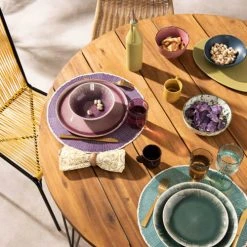 Maisons Du Monde Bols, Tasses Et Mugs Bol En Grès Bleu Vert - Lot De 2 -Bols, tasses et mugs Soldes Boutique bol en gres bleu vert 1000 14 26 224091 2