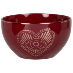 Maisons Du Monde Bols, Tasses Et Mugs Bol En Grès Rouge Et Doré - Lot De 2 -Bols, tasses et mugs Soldes Boutique bol en gres rouge et dore 1000 6 39 228860 1 2