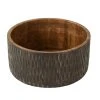LANADECO Bols, Tasses Et Mugs Bol En Manguier Marron/noir D30cm -Bols, tasses et mugs Soldes Boutique bol en manguier marron noir d30cm