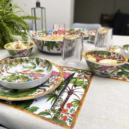 Les Jardins De La Comtesse Bols, Tasses Et Mugs Bol En Mélamine Décoré Par Des Singes De Bali 15 Cm 4 Les Jardins De La Comtesse Bols, Tasses Et Mugs Bol En Mélamine Décoré Par Des Singes De Bali 15 Cm – Image 2