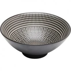 Kare Design Bols, Tasses Et Mugs Bol En Porcelaine Noire Et Blanche D15 - Lot De 4 -Bols, tasses et mugs Soldes Boutique bol en porcelaine noire et blanche d15 lot de 4 2