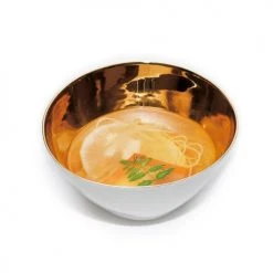 Tsé & Tsé Associées Bols, Tasses Et Mugs Bol Porcelaine Blanc Brillant Et Or D13cm -Bols, tasses et mugs Soldes Boutique bol porcelaine blanc brillant et or d13cm 2