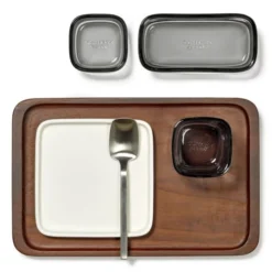 Serax Bols, Tasses Et Mugs Bol Rectangulaire En Verre Fumé Gris 12x6cm -Bols, tasses et mugs Soldes Boutique bol rectangulaire en verre fume gris 12x6cm 5