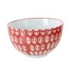 Jolipa Bols, Tasses Et Mugs Bol Rouge à Motifs Ronds Blancs En Porcelaine -Bols, tasses et mugs Soldes Boutique bol rouge a motifs ronds blancs en porcelaine