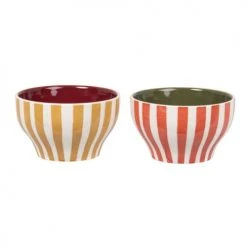 Maisons Du Monde Bols, Tasses Et Mugs Bols En Grès à Rayures Jaunes Et Rouges (X2) 5 Maisons Du Monde Bols, Tasses Et Mugs Bols En Grès à Rayures Jaunes Et Rouges (X2) -Bols, tasses et mugs Soldes Boutique bols en gres a rayures jaunes et rouges x2 1000 14 16 228919 2
