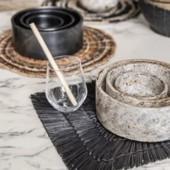 Bazar Bizar Bols, Tasses Et Mugs Bols En Terra-cotta Noire Lot De 3 -Bols, tasses et mugs Soldes Boutique bols en terra cotta noire lot de 3 2