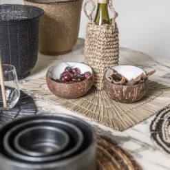 Bazar Bizar Bols, Tasses Et Mugs Bols En Terra-cotta Noire Lot De 3 -Bols, tasses et mugs Soldes Boutique bols en terra cotta noire lot de 3 3