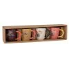Maisons Du Monde Bols, Tasses Et Mugs Coffret 4 Tasses En Grès Multicolores à Dessin Tigre -Bols, tasses et mugs Soldes Boutique coffret 4 tasses en gres multicolores a dessin tigre 1000 8 34 228896 1