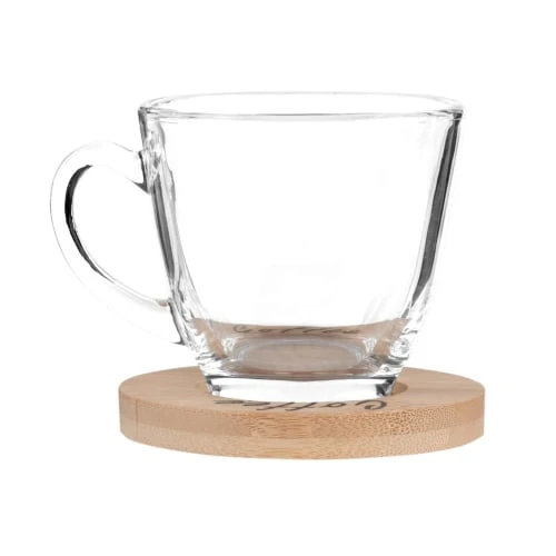 Coffret 4 tasses en verre et soucoupes en bambou Maisons Du Monde Vaisselle De Noël Coffret 4 Tasses En Verre Et Soucoupes En Bambou -Bols, tasses et mugs Soldes Boutique coffret 4 tasses en verre et soucoupes en bambou 1000 7 0 197989 3