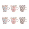 Table Passion Bols, Tasses Et Mugs Coffret 6 Tasses 17 Cl En Grès Multicolore -Bols, tasses et mugs Soldes Boutique coffret 6 tasses 17 cl en gres multicolore