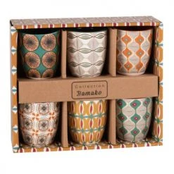 Maisons Du Monde Bols, Tasses Et Mugs Coffret 6 Tasses En FaĂŻence Multicolore