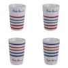 Little Marcel Bols, Tasses Et Mugs Coffret De 4 Gobelets 15 Cl En Porcelaine Multicolore -Bols, tasses et mugs Soldes Boutique coffret de 4 gobelets 15 cl en porcelaine multicolore
