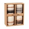 Maisons Du Monde Bols, Tasses Et Mugs Coffret Tasses En Grès Beige, Noir Et Marron (x4) -Bols, tasses et mugs Soldes Boutique coffret tasses en gres beige noir et marron x4 1000 2 35 228856 1