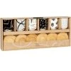 Maisons Du Monde Bols, Tasses Et Mugs Coffret Tasses En Porcelaine Motifs Noirs, Blancs Et Gris (x6) Et Soucoupes En Manguier -Bols, tasses et mugs Soldes Boutique coffret tasses en porcelaine motifs noirs blancs et gris x6 et soucoupes en manguier 1000 9 19 216827 1