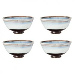 Table Passion Bols, Tasses Et Mugs Corffret De 4 Bols 20 Cl En Porcelaine Multicolore