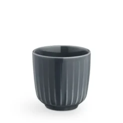 Kähler Design Bols, Tasses Et Mugs Gobelet En Céramique Anthracite 100ml