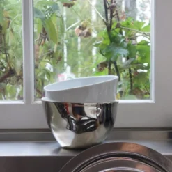 Tsé & Tsé Associées Bols, Tasses Et Mugs Grand Bol Porcelaine Blanc Brillant D16cm -Bols, tasses et mugs Soldes Boutique grand bol porcelaine blanc brillant d16cm 1