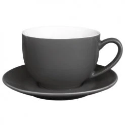 Olympia Bols, Tasses Et Mugs Lot De 12 Tasses Grise 340ml