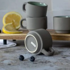 OGO Living Bols, Tasses Et Mugs Lot De 4 Tasses En Grès 10cl -Bols, tasses et mugs Soldes Boutique lot de 4 tasses en gres 10cl 2