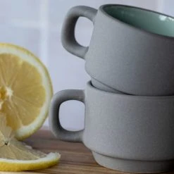 OGO Living Bols, Tasses Et Mugs Lot De 4 Tasses En Grès 10cl -Bols, tasses et mugs Soldes Boutique lot de 4 tasses en gres 10cl 4