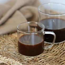 OGO Living Bols, Tasses Et Mugs Lot De 4 Tasses Expresso En Verre Borosilicate 12 Cl -Bols, tasses et mugs Soldes Boutique lot de 4 tasses expresso en verre borosilicate 12 cl 3