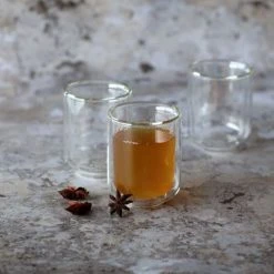 OGO Living Bols, Tasses Et Mugs Lot De 4 Tasses Expresso En Verre Double Paroi 10 Cl -Bols, tasses et mugs Soldes Boutique lot de 4 tasses expresso en verre double paroi 10 cl 3