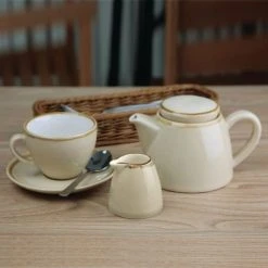 Olympia Kiln Bols, Tasses Et Mugs Lot De 6 Tasses Couleur Sable 228ml -Bols, tasses et mugs Soldes Boutique lot de 6 tasses couleur sable 228ml 3