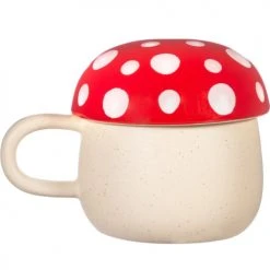 Sass & Belle Bols, Tasses Et Mugs Mug Avec Couvercle Champignon