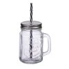 Trend'up Bols, Tasses Et Mugs Mug Avec Paille Réutilisable 45 Cl En Verre Transparent -Bols, tasses et mugs Soldes Boutique mug avec paille reutilisable 45 cl en verre transparent