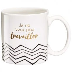 Draeger Paris Bols, Tasses Et Mugs Mug Cadeau Je Ne Veux Pas Travailler