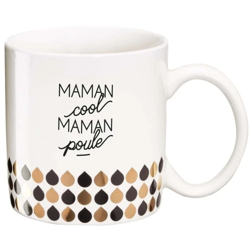 Draeger Paris Bols, Tasses Et Mugs Mug Cadeau Maman Cool, Maman Poule -Bols, tasses et mugs Soldes Boutique mug cadeau maman cool maman poule