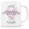 Signature Bols, Tasses Et Mugs Mug Céramique Super Maman D'amour -Bols, tasses et mugs Soldes Boutique mug ceramique super maman d amour