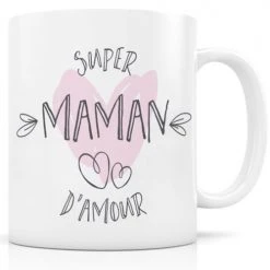 Signature Bols, Tasses Et Mugs Mug Céramique Super Maman D'amour