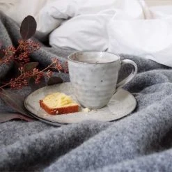 House Doctor Bols, Tasses Et Mugs Mug En Céramique Bleu-gris -Bols, tasses et mugs Soldes Boutique mug en ceramique bleu gris 2