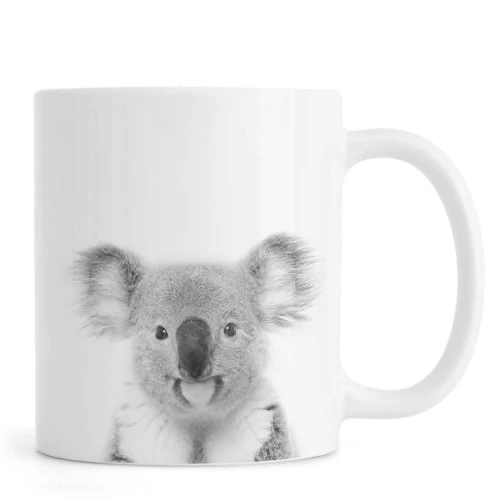 Juniqe Bols, Tasses Et Mugs Mug En Céramique En Blanc & Gris 3 Juniqe Bols, Tasses Et Mugs Mug En Céramique En Blanc & Gris