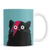 Juniqe Bols, Tasses Et Mugs Mug En Céramique En Noir & Turquoise -Bols, tasses et mugs Soldes Boutique mug en ceramique en noir turquoise