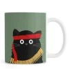 Juniqe Bols, Tasses Et Mugs Mug En Céramique En Noir & Vert -Bols, tasses et mugs Soldes Boutique mug en ceramique en noir vert