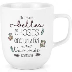 Créa Bisontine Bols, Tasses Et Mugs Mug En Céramique Toutes Les Belles Choses Ont Une Fin... (600 Ml)