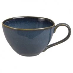 Maisons Du Monde Bols, Tasses Et Mugs Mug En Faïence Bleue - Lot De 2