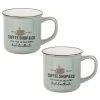 Maisons Du Monde Bols, Tasses Et Mugs Mug En Faïence Bleue Imprimée - Lot De 2 -Bols, tasses et mugs Soldes Boutique mug en faience bleue imprimee 1000 2 28 174524 6