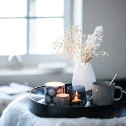 Maisons Du Monde Vaisselle De Noël Mug En Faïence Gris Clair - Lot De 2 -Bols, tasses et mugs Soldes Boutique mug en faience gris clair 1000 0 25 207485 7