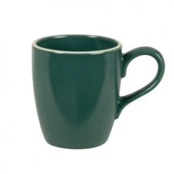 Maisons Du Monde Bols, Tasses Et Mugs Mug En Faïence Vert - Lot De 2
