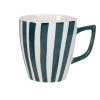 Maisons Du Monde Bols, Tasses Et Mugs Mug En Grès à Rayures Bleues Et Blanches - Lot De 2 -Bols, tasses et mugs Soldes Boutique mug en gres a rayures bleues et blanches 1000 2 21 228924 1
